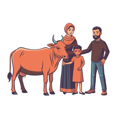 Kutsal Kurban El Adah İllüstrasyon