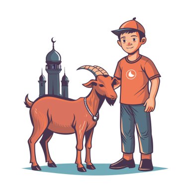 Kutsal Kurban El Adah İllüstrasyon
