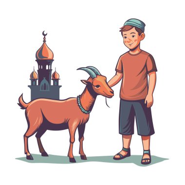 Kutsal Kurban El Adah İllüstrasyon