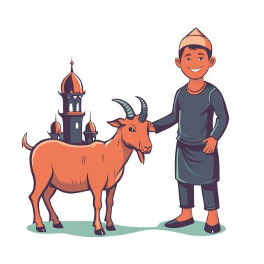 Kutsal Kurban El Adah İllüstrasyon