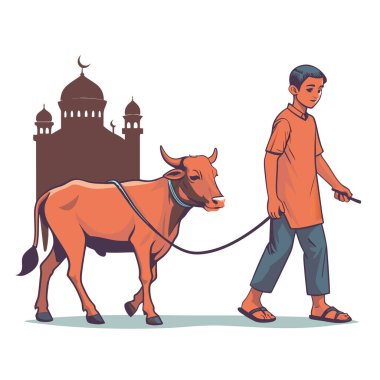 Kutsal Kurban El Adah İllüstrasyon