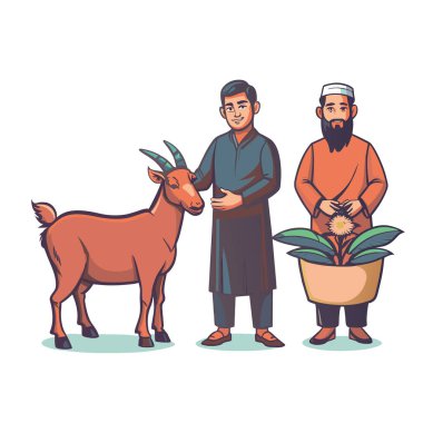 Kutsal Kurban El Adah İllüstrasyon