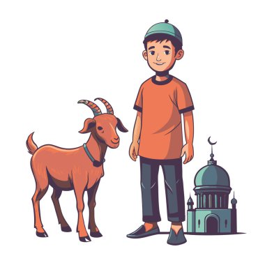 Kutsal Kurban El Adah İllüstrasyon