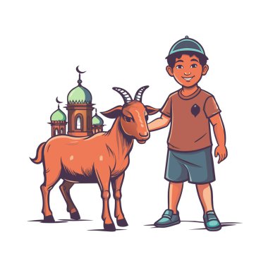 Kutsal Kurban El Adah İllüstrasyon