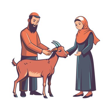 Kutsal Kurban El Adah İllüstrasyon