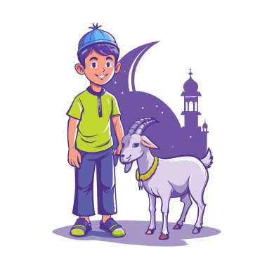 Kutsal Kurban El Adah İllüstrasyon