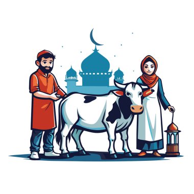 Kutsal Kurban El Adah İllüstrasyon