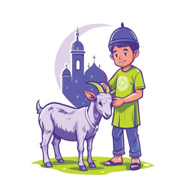 Kutsal Kurban El Adah İllüstrasyon