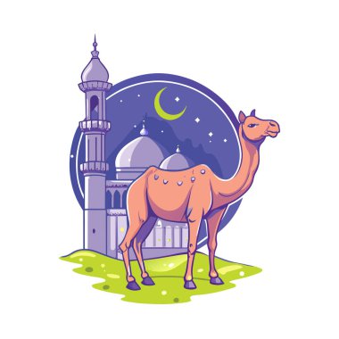 Kutsal Kurban El Adah İllüstrasyon