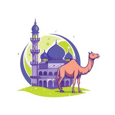 Kutsal Kurban El Adah İllüstrasyon