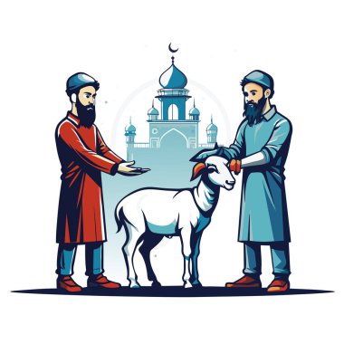 Kutsal Kurban El Adah İllüstrasyon