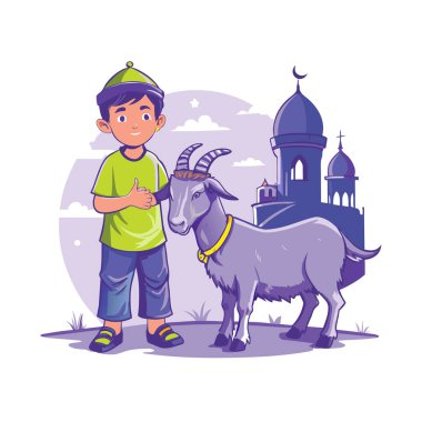 Kutsal Kurban El Adah İllüstrasyon