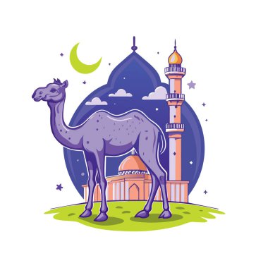 Kutsal Kurban El Adah İllüstrasyon