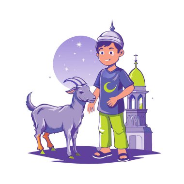 Kutsal Kurban El Adah İllüstrasyon