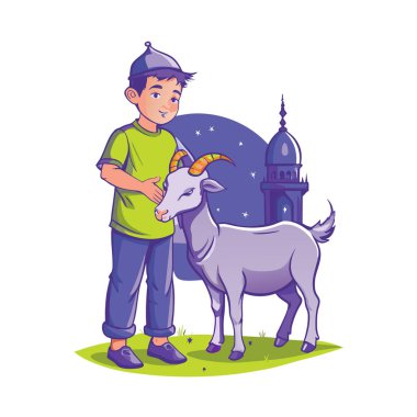 Kutsal Kurban El Adah İllüstrasyon