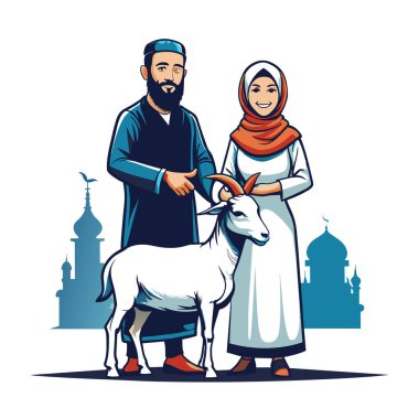 Kutsal Kurban El Adah İllüstrasyon