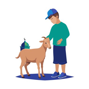 Kutsal Kurban El Adah İllüstrasyon