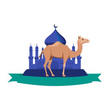 Kutsal Kurban El Adah İllüstrasyon