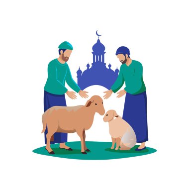 Kutsal Kurban El Adah İllüstrasyon