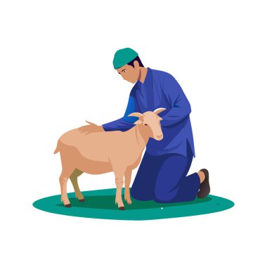 Kutsal Kurban El Adah İllüstrasyon