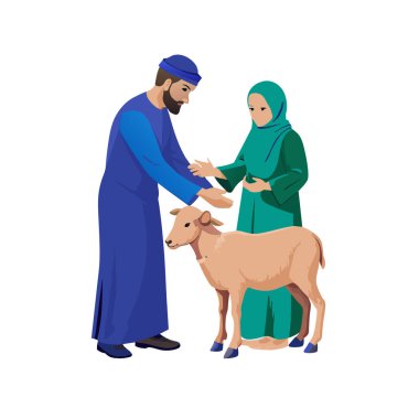 Kutsal Kurban El Adah İllüstrasyon