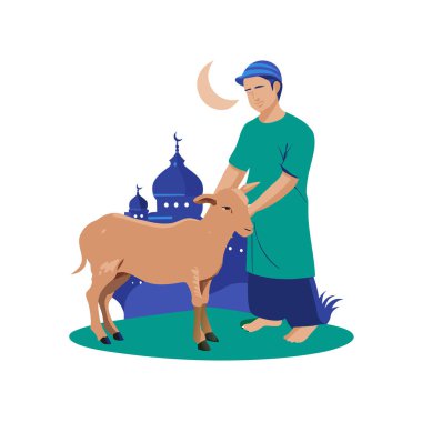 Kutsal Kurban El Adah İllüstrasyon
