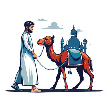 Kutsal Kurban El Adah İllüstrasyon