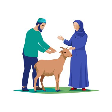 Kutsal Kurban El Adah İllüstrasyon