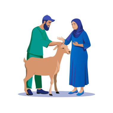 Kutsal Kurban El Adah İllüstrasyon