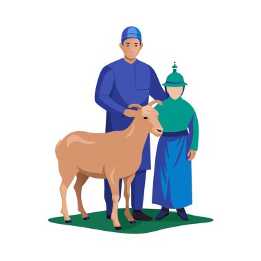 Kutsal Kurban El Adah İllüstrasyon