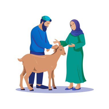 Kutsal Kurban El Adah İllüstrasyon