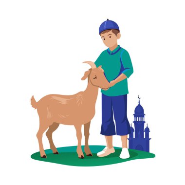 Kutsal Kurban El Adah İllüstrasyon