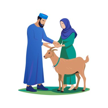 Kutsal Kurban El Adah İllüstrasyon