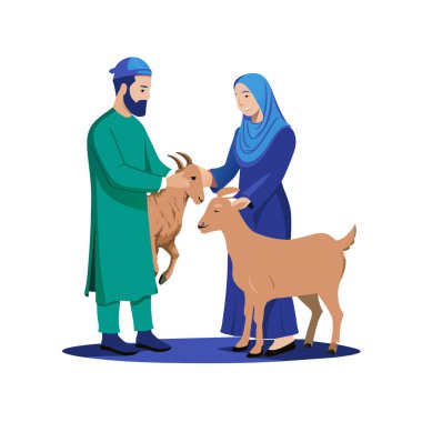 Kutsal Kurban El Adah İllüstrasyon