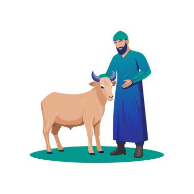 Kutsal Kurban El Adah İllüstrasyon