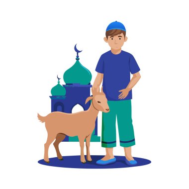 Kutsal Kurban El Adah İllüstrasyon