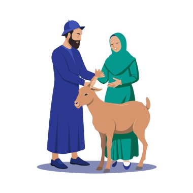 Kutsal Kurban El Adah İllüstrasyon