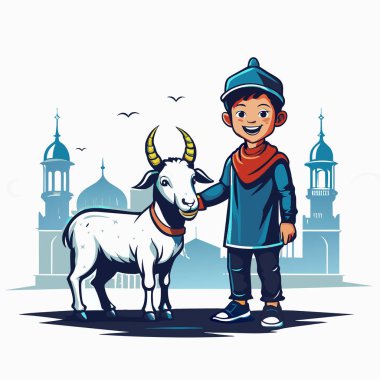 Kutsal Kurban El Adah İllüstrasyon