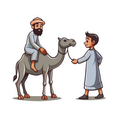 Kutsal Kurban El Adah İllüstrasyon