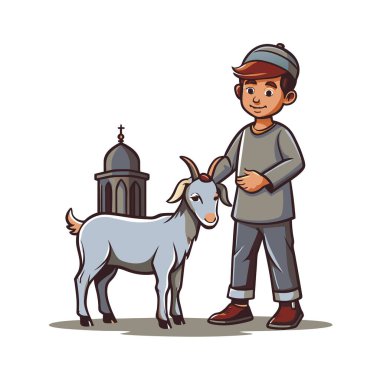 Kutsal Kurban El Adah İllüstrasyon