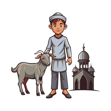 Kutsal Kurban El Adah İllüstrasyon