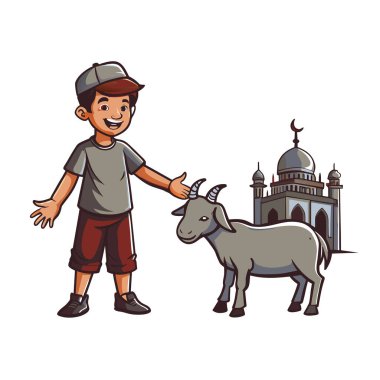 Kutsal Kurban El Adah İllüstrasyon