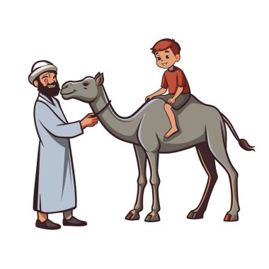 Kutsal Kurban El Adah İllüstrasyon