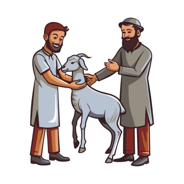 Kutsal Kurban El Adah İllüstrasyon