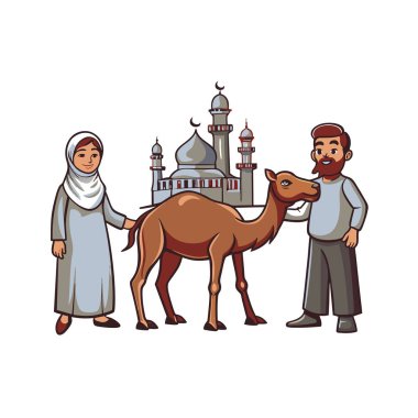 Kutsal Kurban El Adah İllüstrasyon