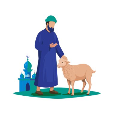 Kutsal Kurban El Adah İllüstrasyon