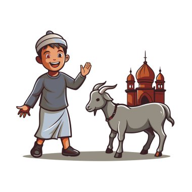 Kutsal Kurban El Adah İllüstrasyon