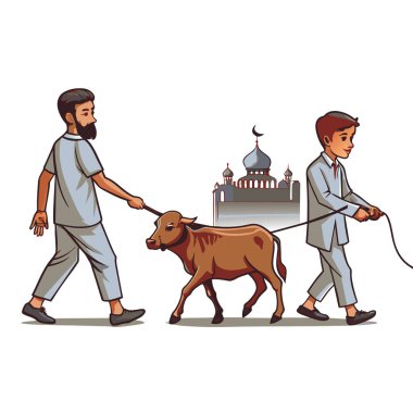 Kutsal Kurban El Adah İllüstrasyon