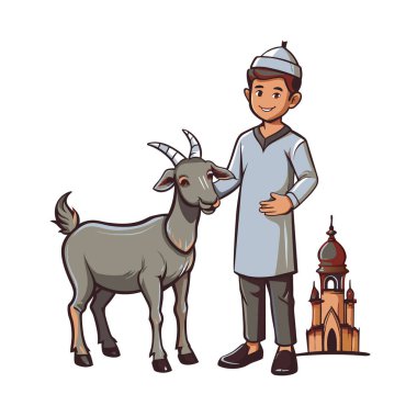 Kutsal Kurban El Adah İllüstrasyon