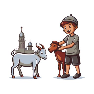 Kutsal Kurban El Adah İllüstrasyon